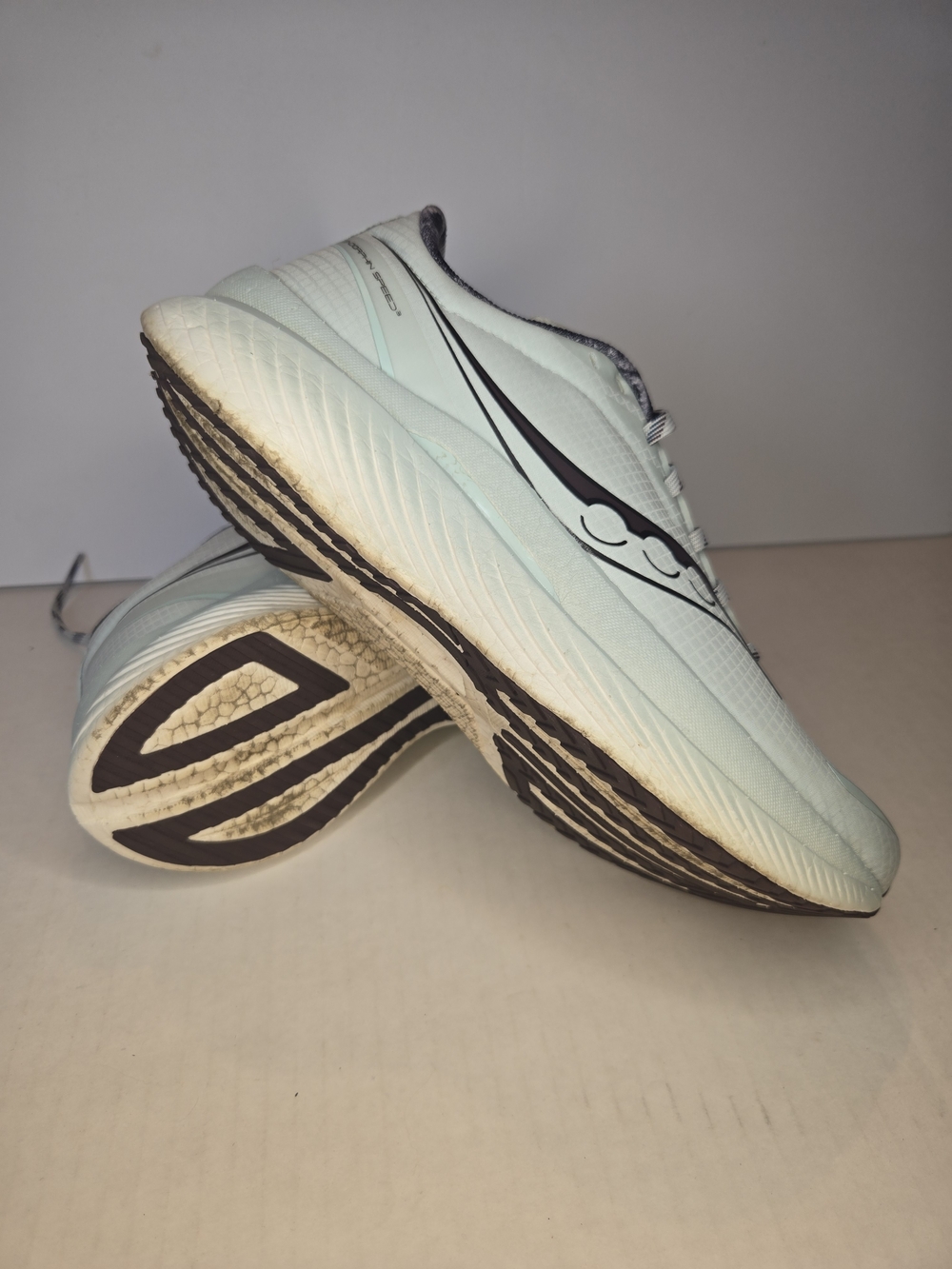 Saucony Endorphin SPEED3 Runshield Light Mint Running Shoes Robert Frost Promise - Picture 12 of 16